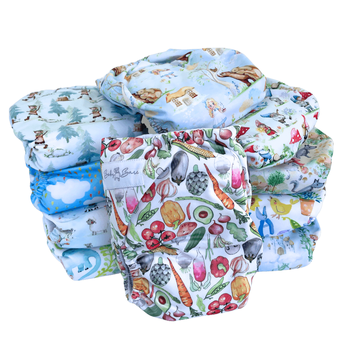 Choosing the Baby Bare print range - Baby Bare Cloth Nappies