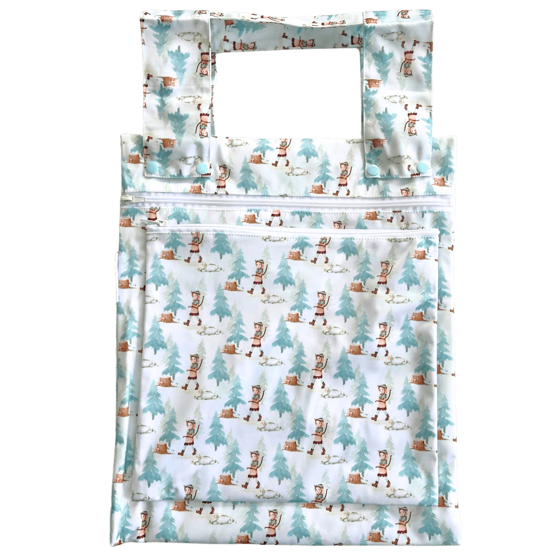 Wet Bag - Double - Story Book - Baby Bare Cloth Nappies