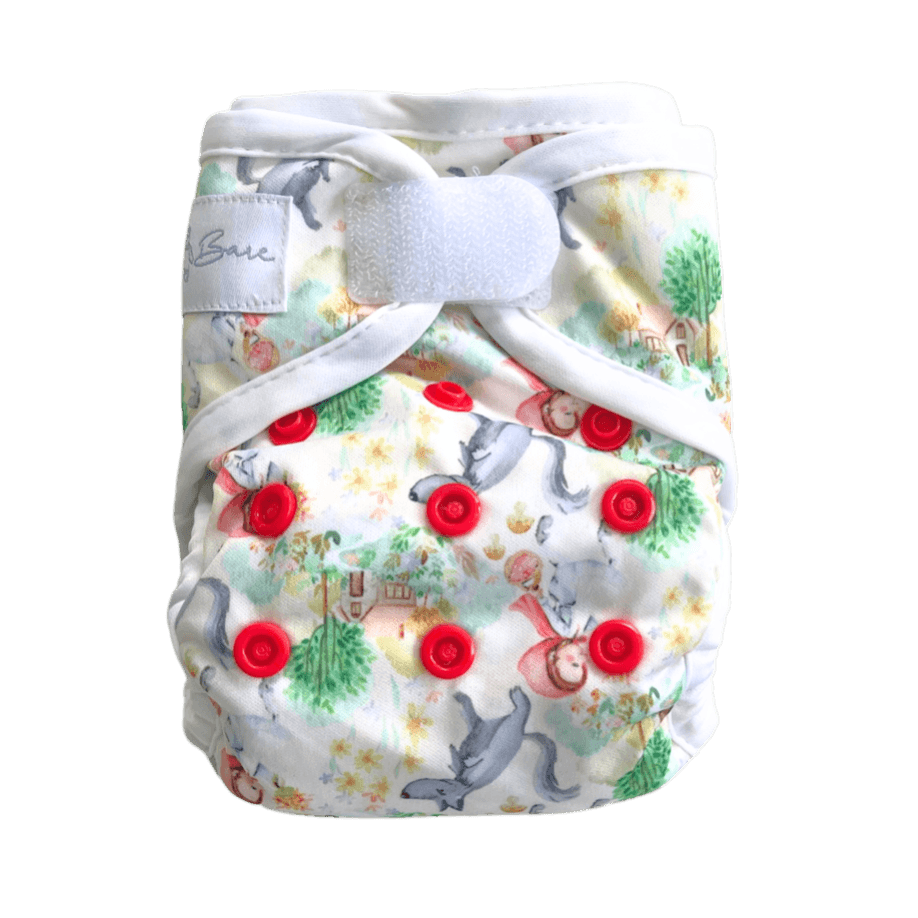 Honey Wrap Covers - Newborn - Story Book - Baby Bare Cloth Nappies