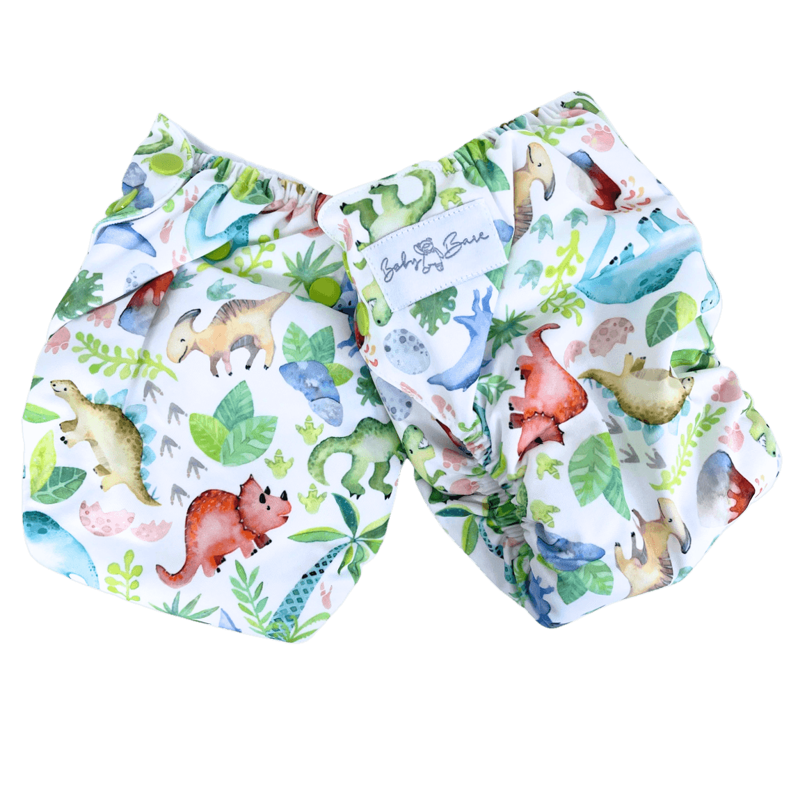Teddy Bare Side Snap - Story Book - Baby Bare Cloth Nappies