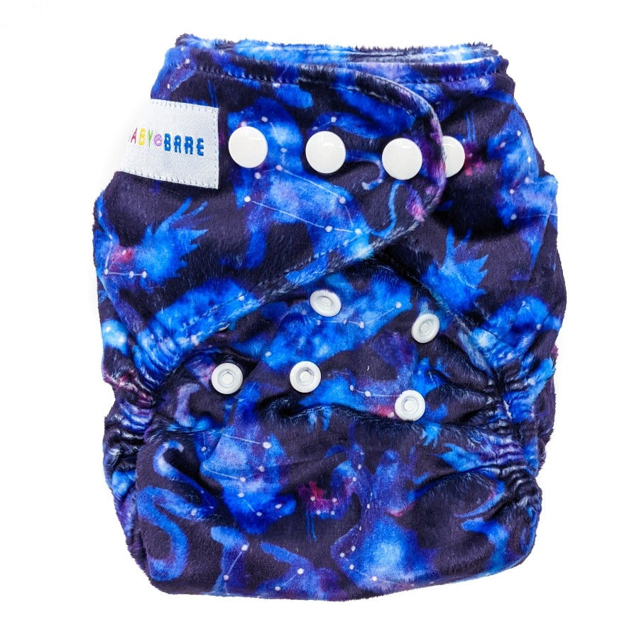 Cloth nappy with star print