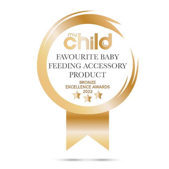 Bibs badge for winning favourite feeding product award