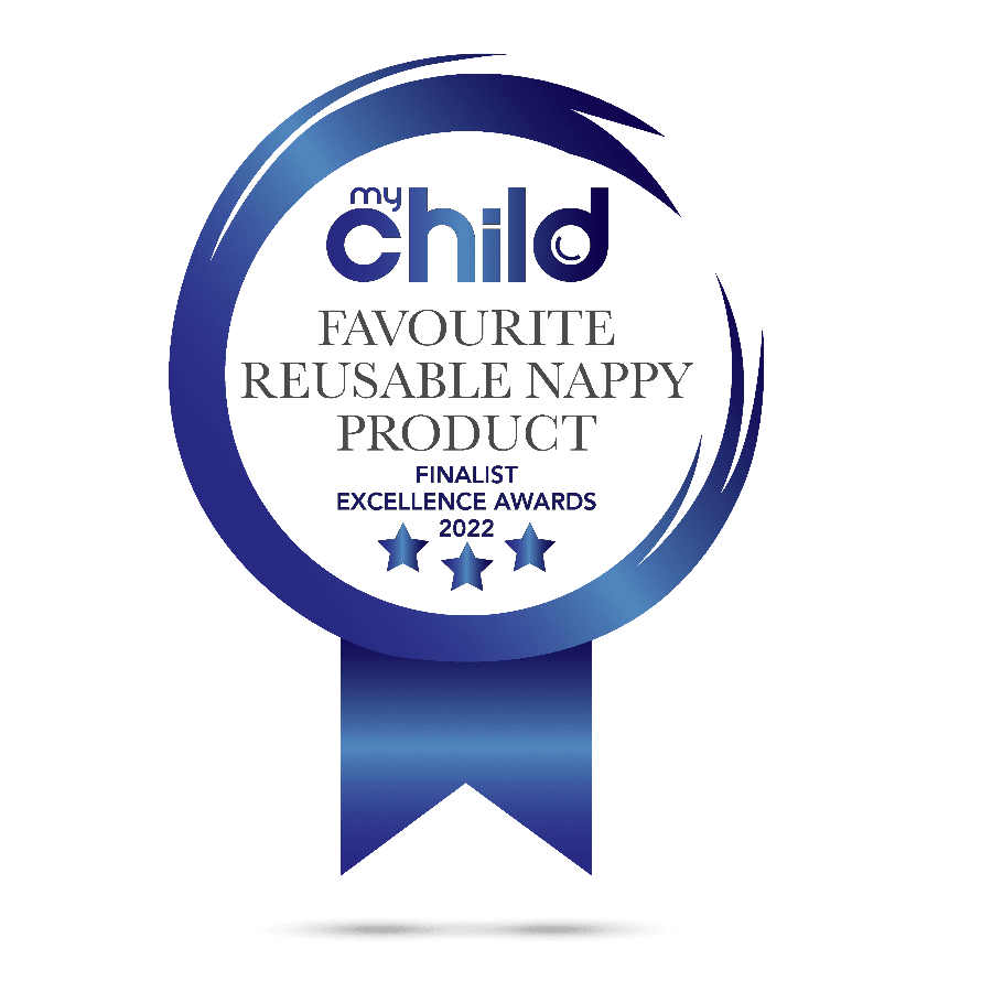 Award badge for favourite reuseable nappy award