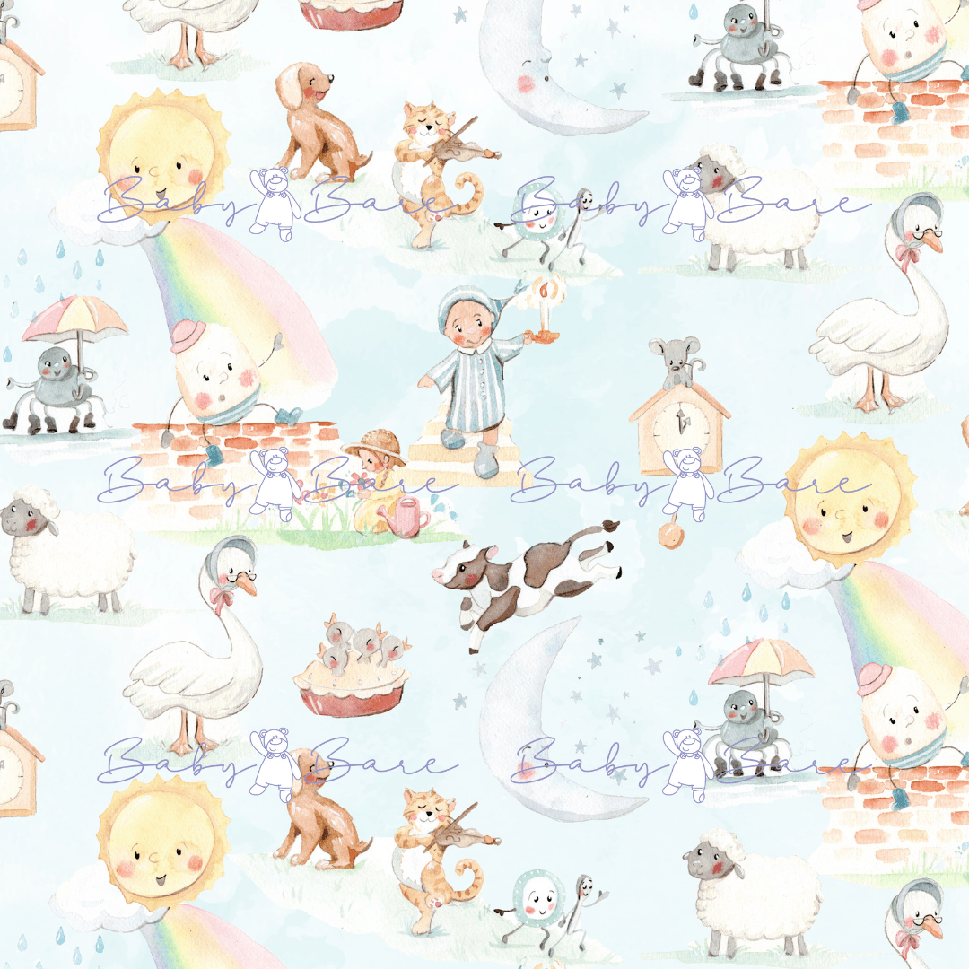 Honey Wrap Covers - Newborn - Story Book - Baby Bare Cloth Nappies