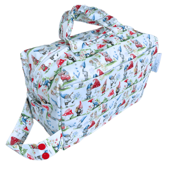 Pod wet bag with gnome print