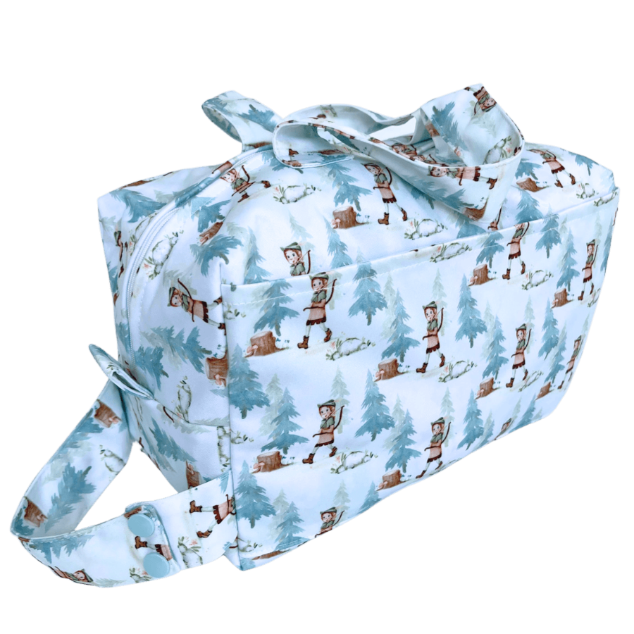 Pod wet bag with Robin Hood print