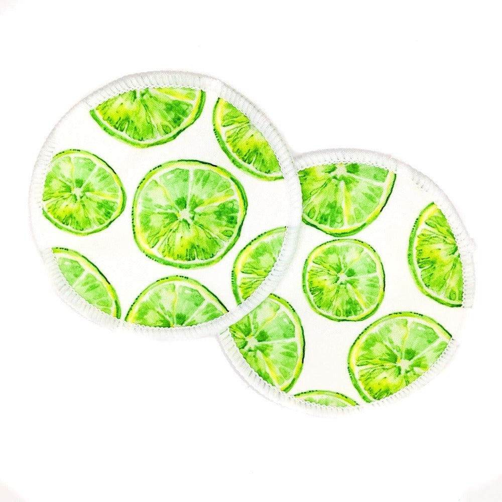 Pads with limes printed on them