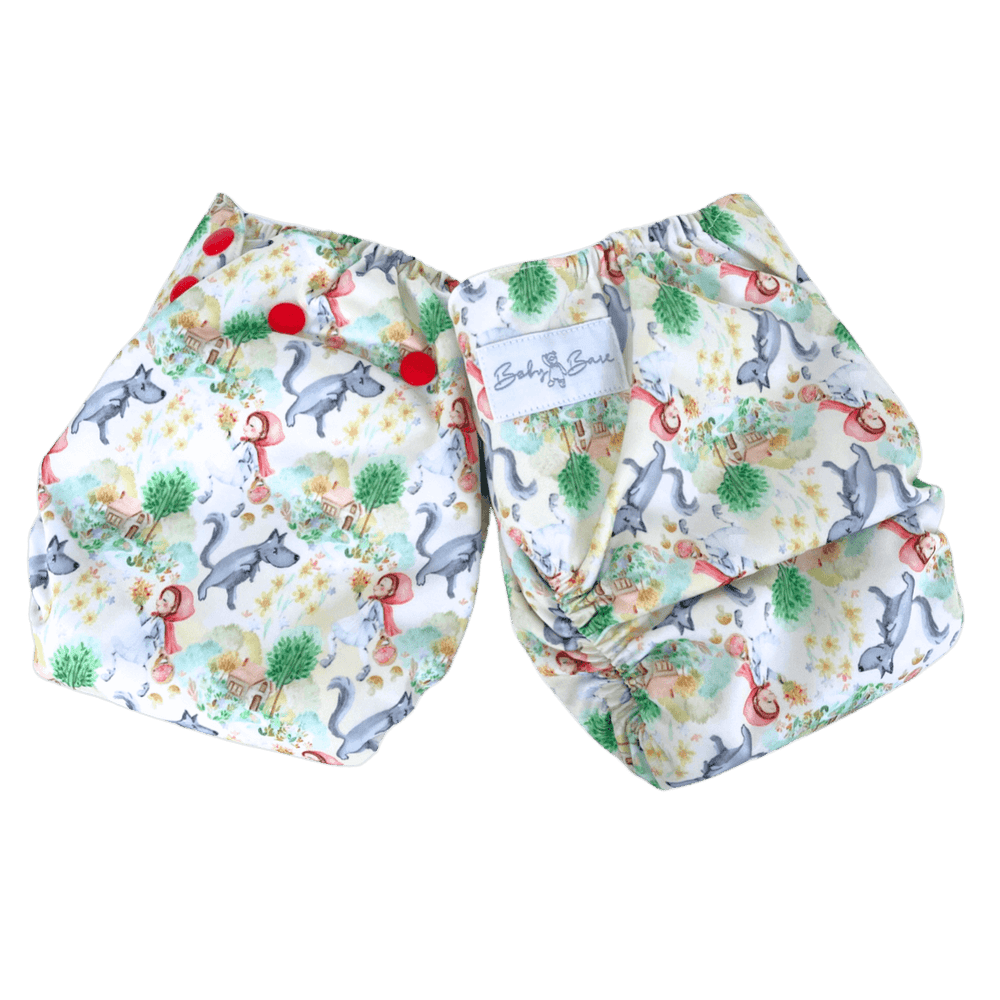 
                  
                    Teddy Bare Side Snap - Story Book - Baby Bare Cloth Nappies
                  
                