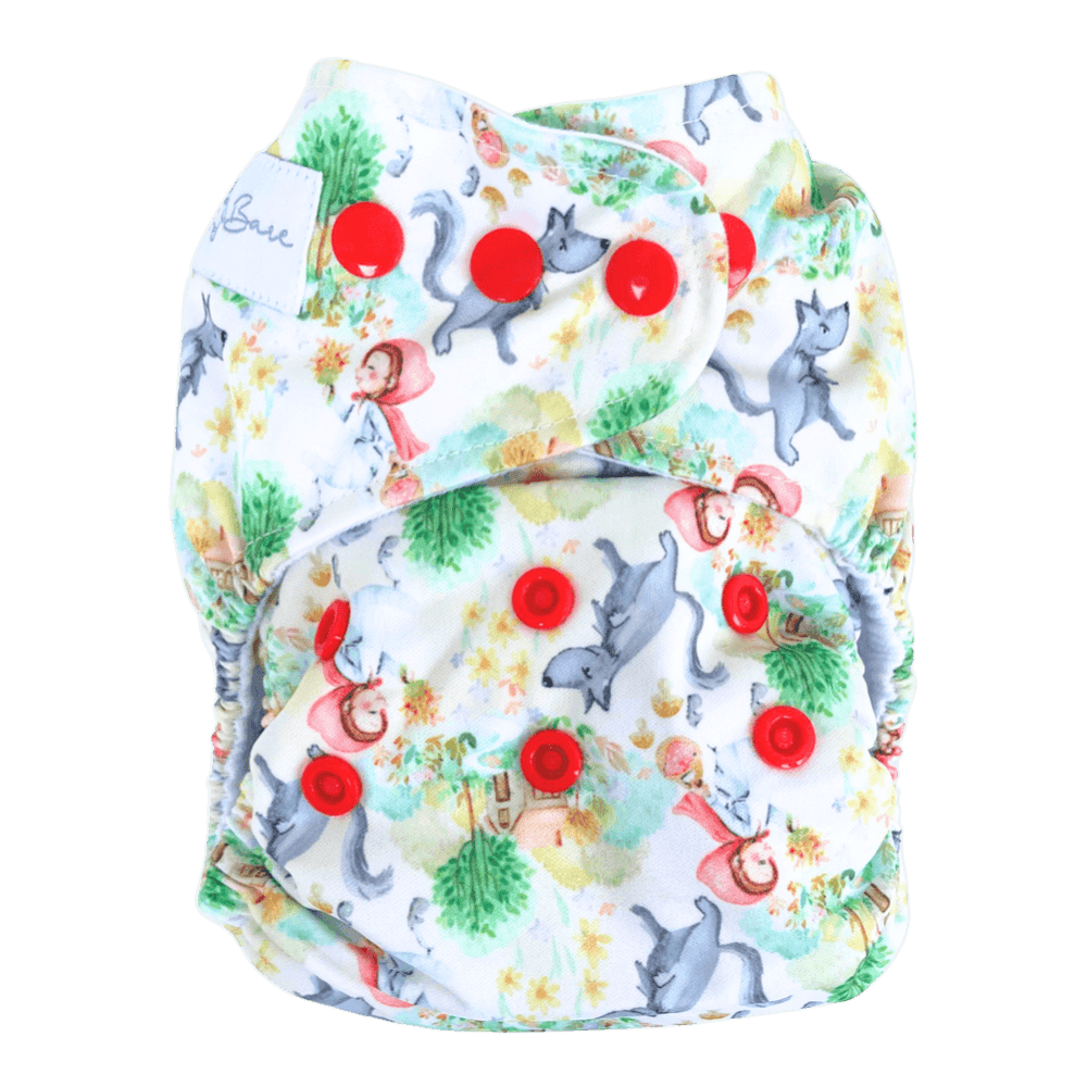 
                  
                    Nappy with red riding hood print 
                  
                
