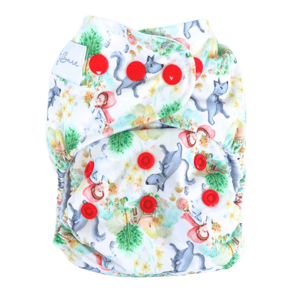 Nappy with red riding hood print 
