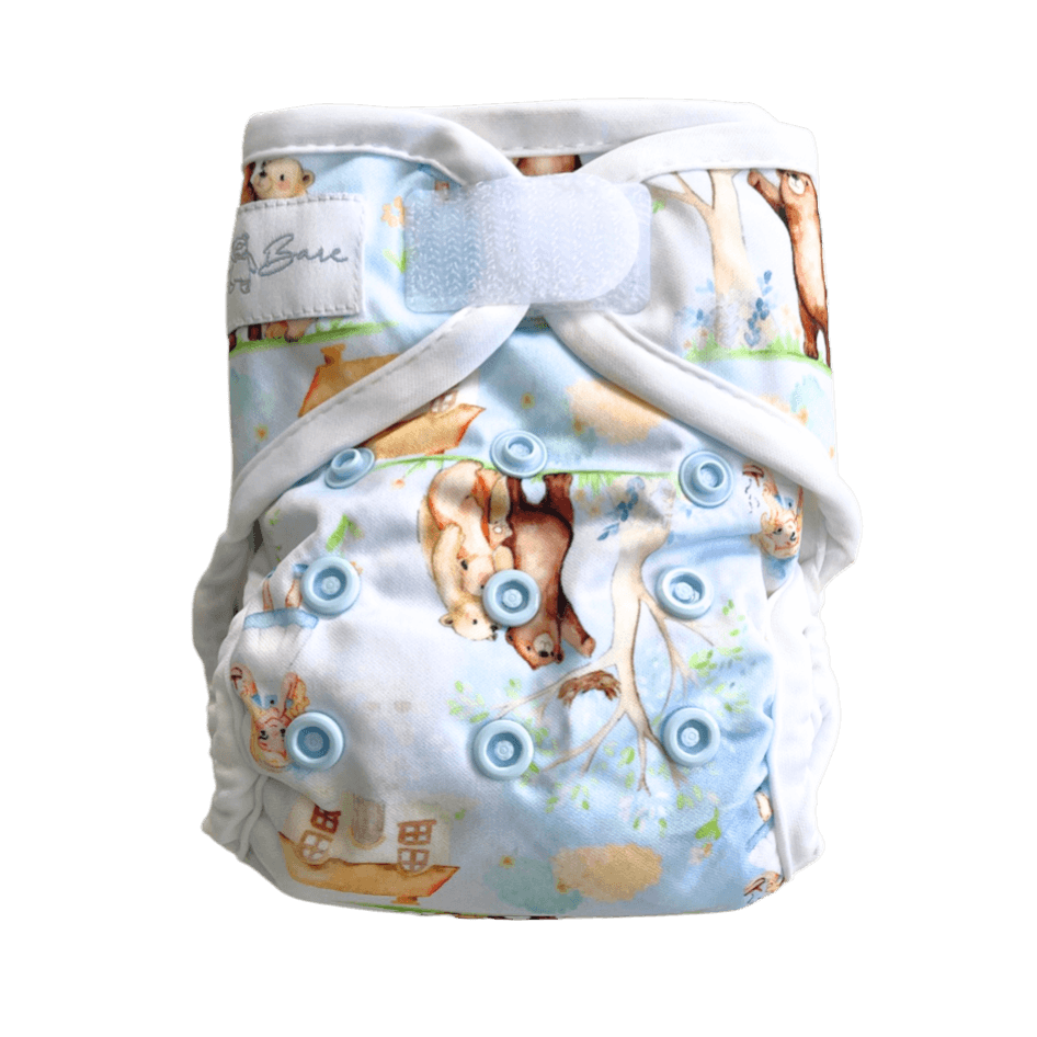 
                  
                    Honey Wrap Covers - Newborn - Story Book - Baby Bare Cloth Nappies
                  
                