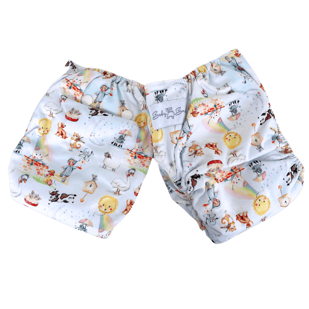 
                  
                    Teddy Bare Side Snap - Story Book - Baby Bare Cloth Nappies
                  
                