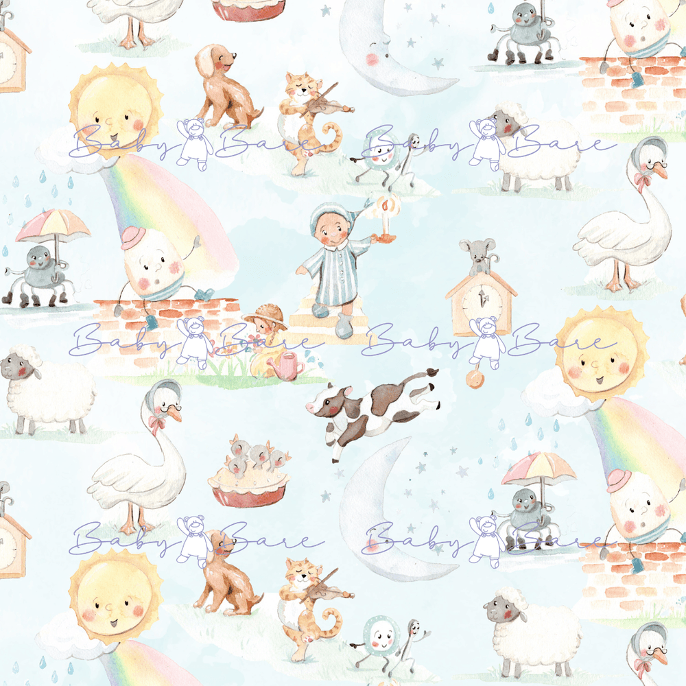 
                  
                    Fabric swatch mother goose
                  
                