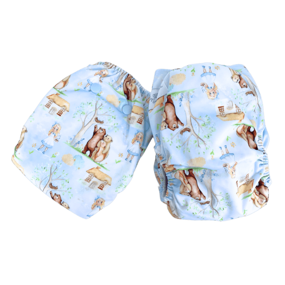 
                  
                    Teddy Bare Side Snap - Story Book - Baby Bare Cloth Nappies
                  
                