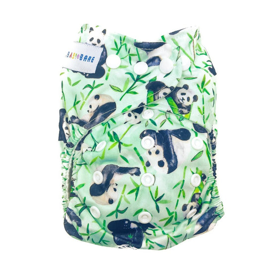 Load image into Gallery viewer, Cloth nappy with panda print
