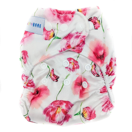 Cloth nappy butterfly print