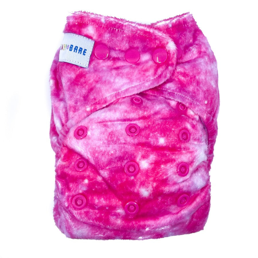 Load image into Gallery viewer, Pink minky nappy
