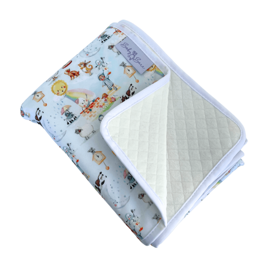 
                  
                    Change mat showing the quilted cotton underneath
                  
                