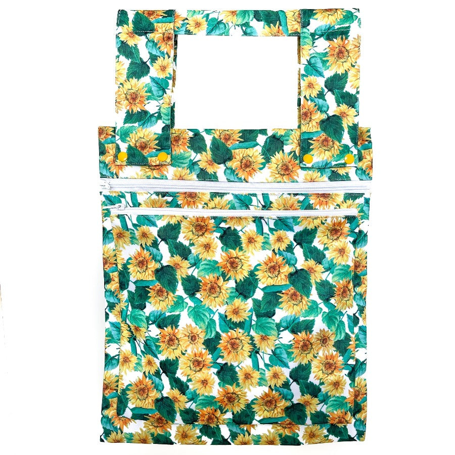 
                  
                    Double bag with sunflowers. 
                  
                