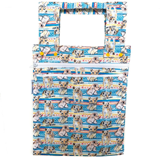 Load image into Gallery viewer, Wet Bag - Double - Sunshine - Baby Bare Cloth Nappies
