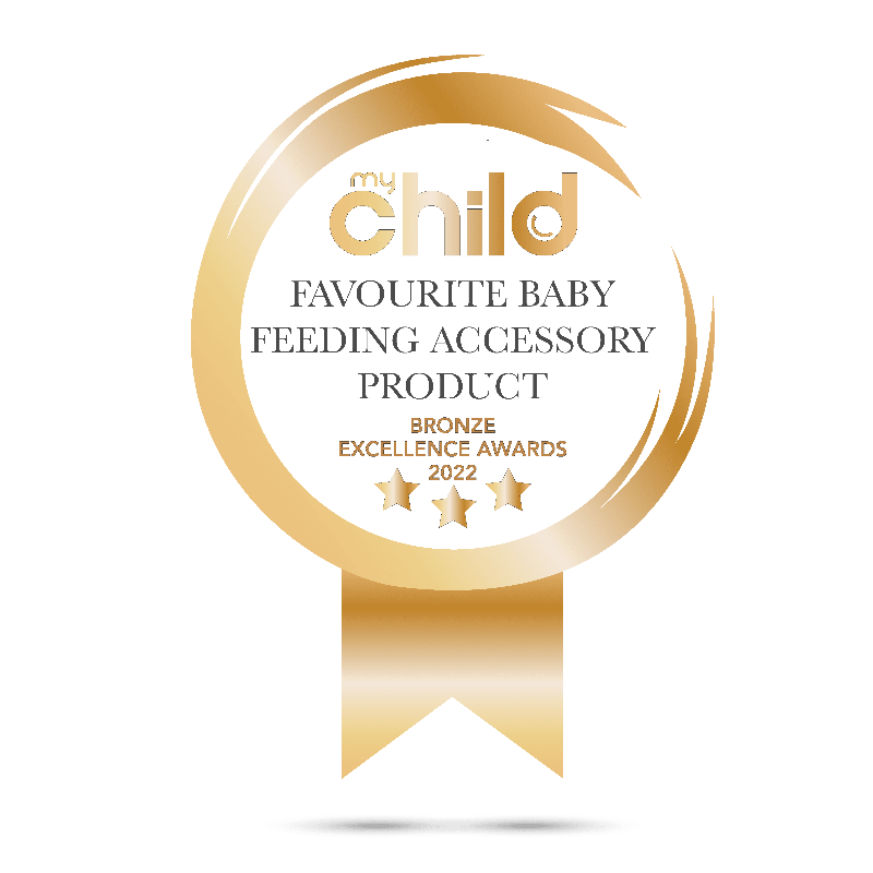 Award badge for best feeding product in my child awards