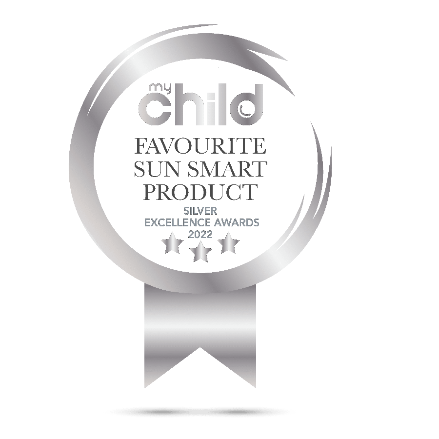 
                  
                    Award showing prize for favourite sun safe product. 
                  
                