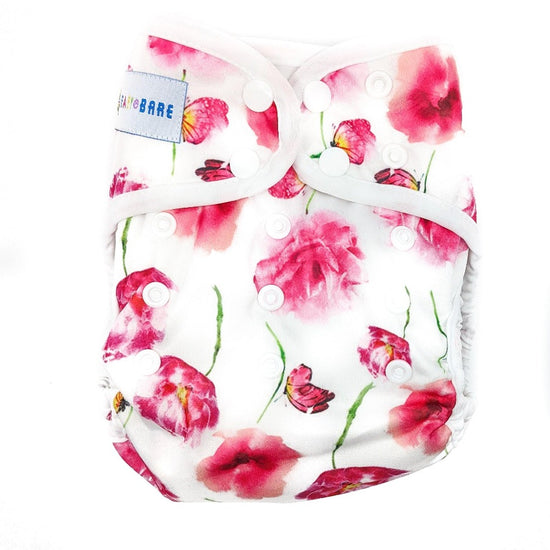 Butterfly printed nappy cover. 