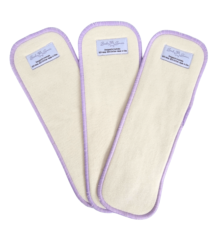 Hemp Inserts - Baby Bare Cloth Nappies