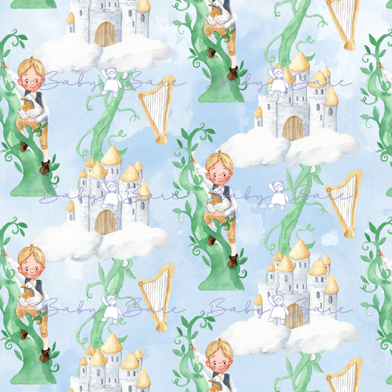 Load image into Gallery viewer, Jack beanstalk print swatch
