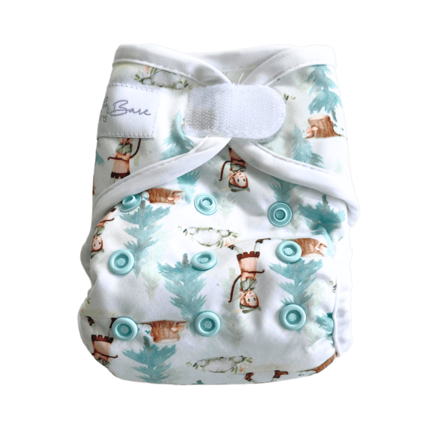 Newborn AIO Nappy Pack - Baby Bare Cloth Nappies