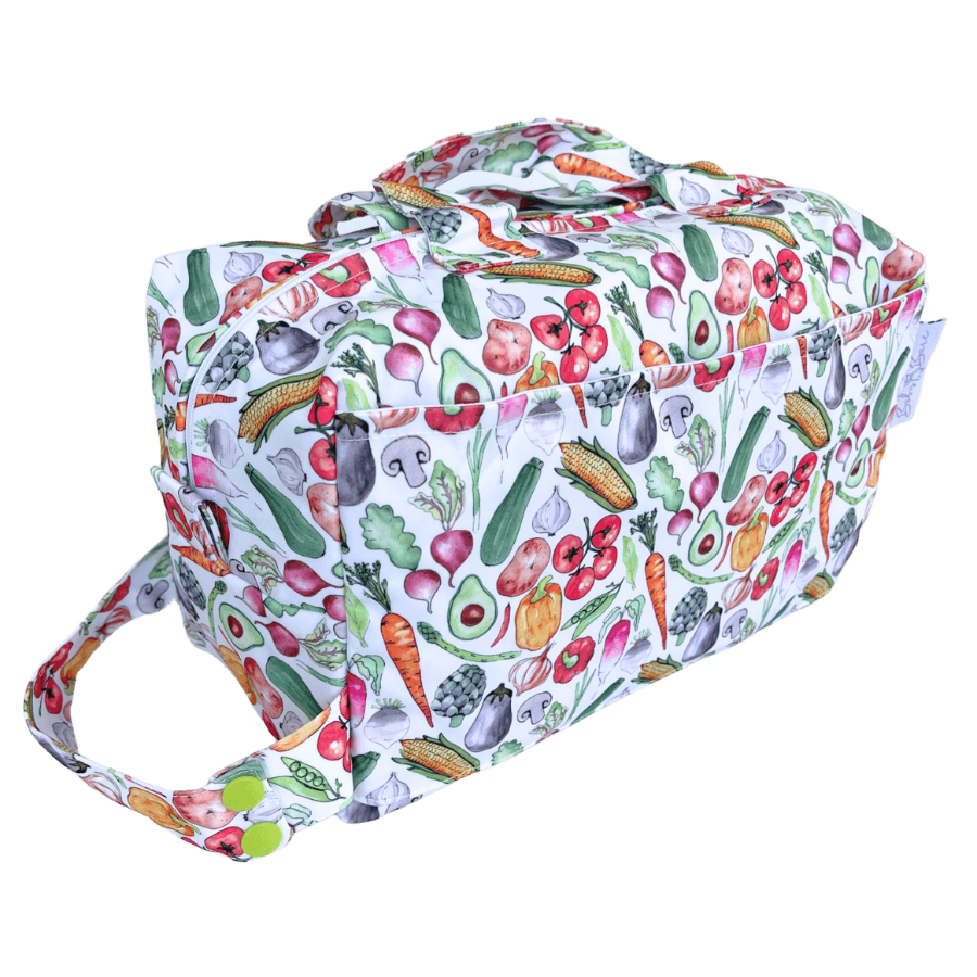 
                  
                    Pod wet bag with vege print
                  
                