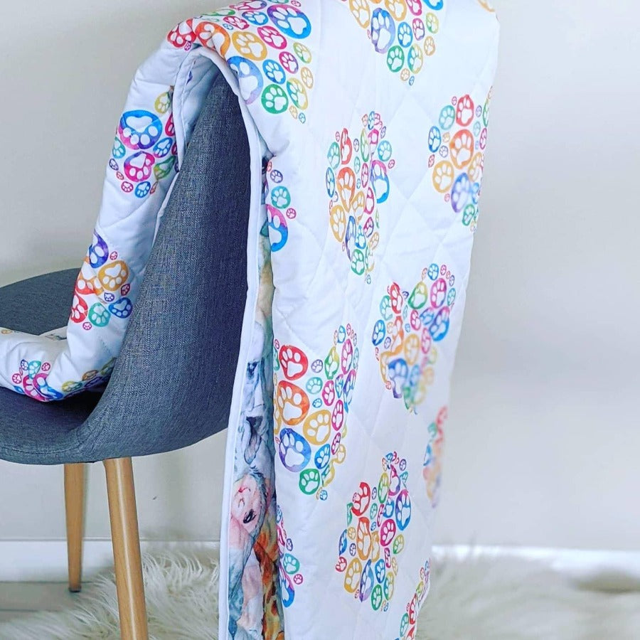 
                  
                    Play mat folded over chair
                  
                