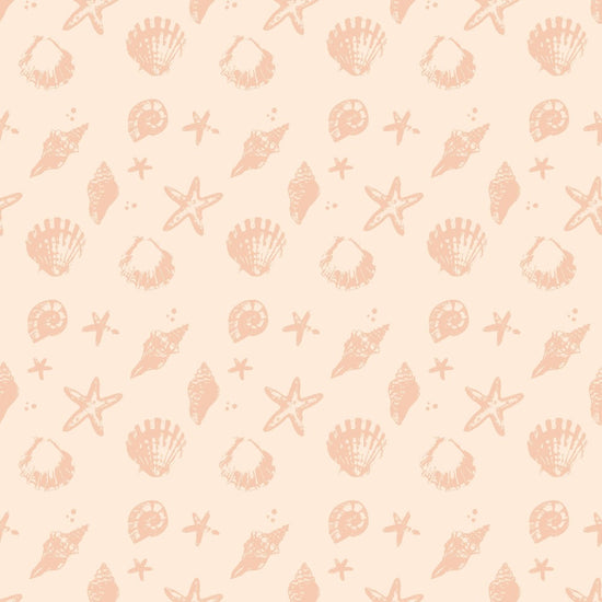 Load image into Gallery viewer, Seashell print swatch peach colour

