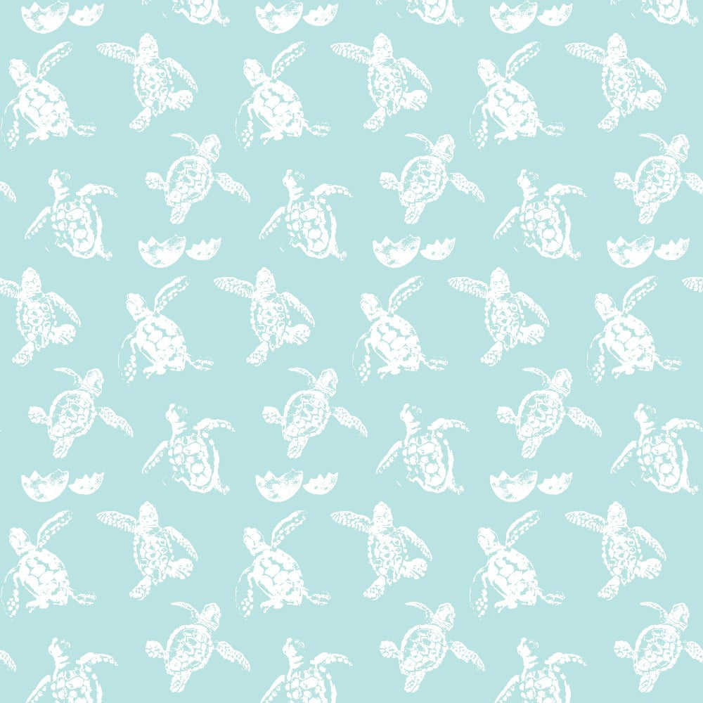 
                  
                    Turtle print swatch mint colour background
                  
                