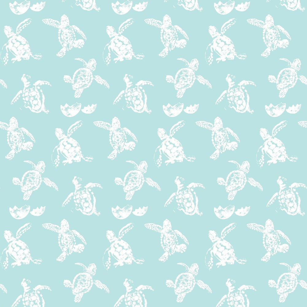 Load image into Gallery viewer, Turtle print swatch mint colour background
