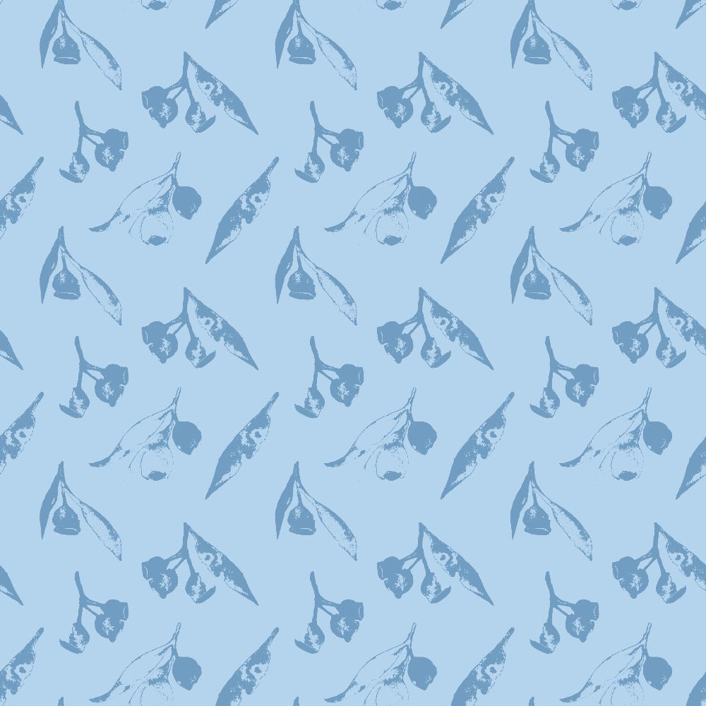 
                  
                    Blue gum nut print swatch
                  
                