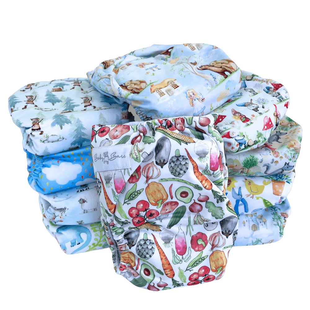 
                  
                    Teddy Bare Side Snap - Story Book - Baby Bare Cloth Nappies
                  
                