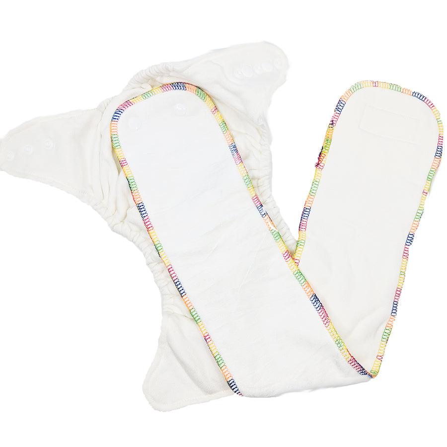 
                  
                    Diagram of the cloth nappy open to show inside
                  
                