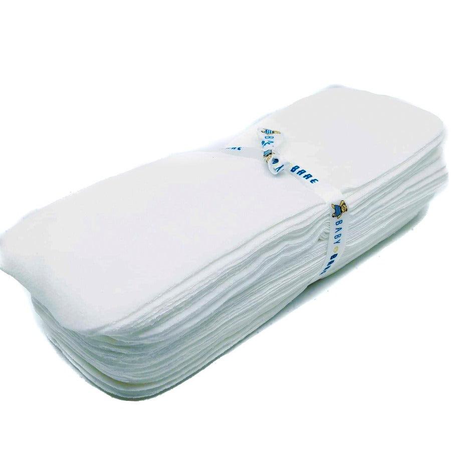 Pile of cloth nappy liners. 